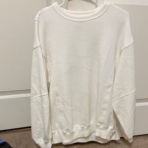 Aerie Classic White Sweatshirt